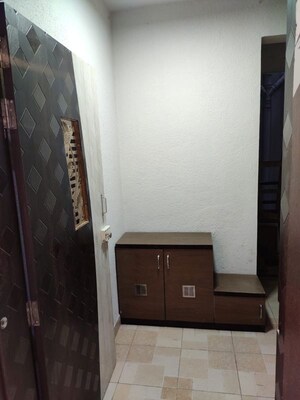 Bathroom in 2 BHK Apartment at Samarth Puram CHS, Shivane – for Rent