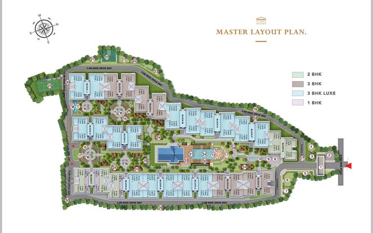 Master Plan, godrej-athena 3.5 Bedroom 2050 Sq.Ft. Apartment In Indiranagar Bangalore 10210218