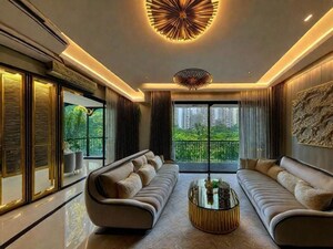 Living Room in 3 BHK Apartment at Lodha Marq, Tardeo – for Sale