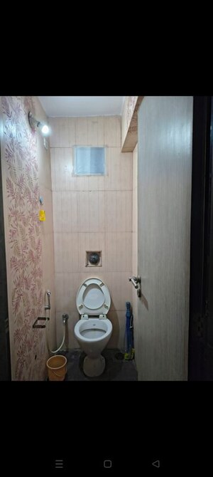 Bathroom in 2 BHK Apartment at Soham Garden, Manpada – for Rent