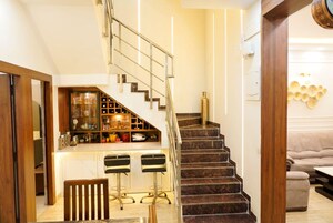 Staircase in 3 BHK Independent House at Sindhuja Greens, Sector 10 Greater Noida – for Rent