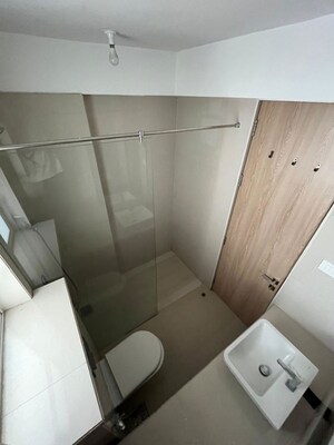 Bathroom in 3 BHK Apartment at Kalpataru Immensa B, Kolshet Road – for Rent