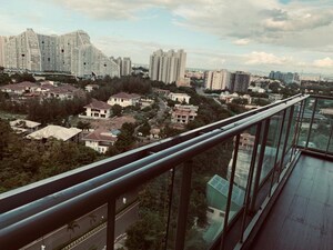 Balcony in 4 BHK Apartment at Amanora Aspire Towerss, Hadapsar – for Rent