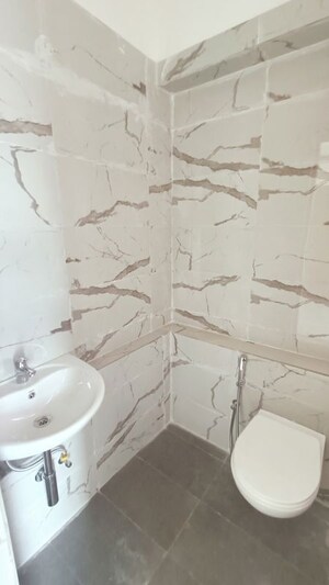 Bathroom in 2 BHK Apartment at Sheth Auris Bliss, Malad West – for Rent