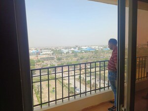 Balcony in 2 BHK Apartment at Himalaya Pride, Tech Zone 4 Greater Noida – for Rent