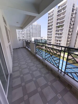 Balcony in 3 BHK Apartment at Central Park Flower Valley Aqua Front Towers, Sohna Sector 33 – for Rent