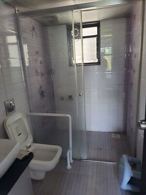 Bathroom in 2 BHK Apartment at Paya CHS Aundh, Aundh – for Rent