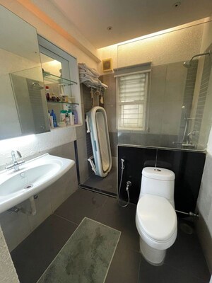 Team Area in 3 BHK Apartment at Trendset Valley View, Banjara Hills – for Rent