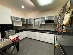 Kitchen in 3 BHK Apartment at Trendset Valley View, Banjara Hills – for Rent