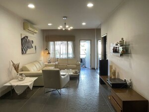 Living Room in 3 BHK Apartment at Trendset Valley View, Banjara Hills – for Rent