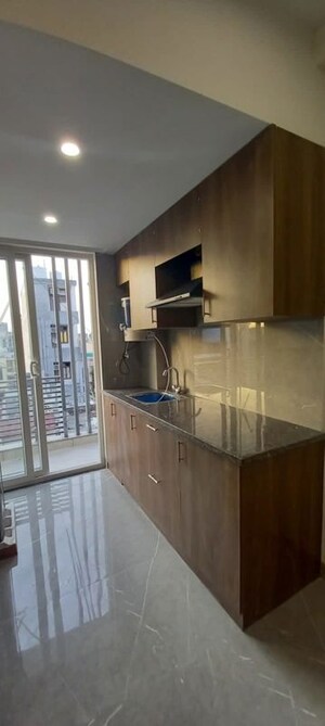 Kitchen in Studio Builder Floor at South City 1 – for Rent