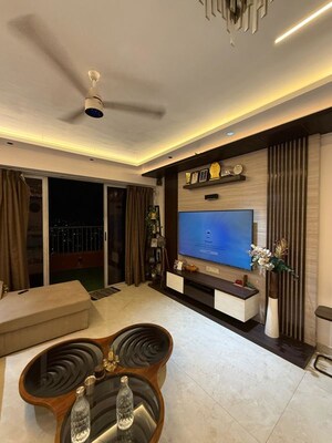 Living Room in 3 BHK Apartment at Amanora Future Towers, Hadapsar – for Rent