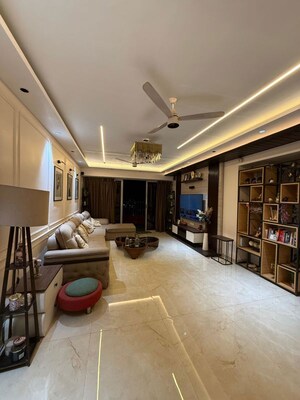 Living Room in 3 BHK Apartment at Amanora Future Towers, Hadapsar – for Rent