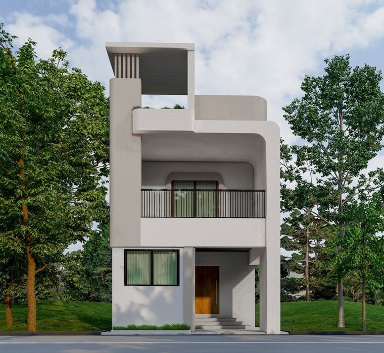 Exterior View, lohgaon 3 Bedroom 1000 Sq.Ft. Villa In Lohgaon Pune 10311011