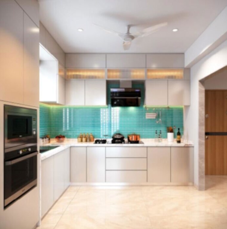 Kitchen, mighty-siddhi-darshan 3 Bedroom 1235 Sq.Ft. Apartment In Dadar West Mumbai 10311016