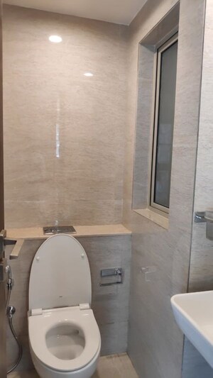 Bathroom in 1 BHK Apartment at Hiranandani Regent Hill, Powai – for Rent