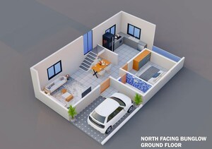 Floor Plan in 3.5 BHK Villa at Lohgaon – for Sale