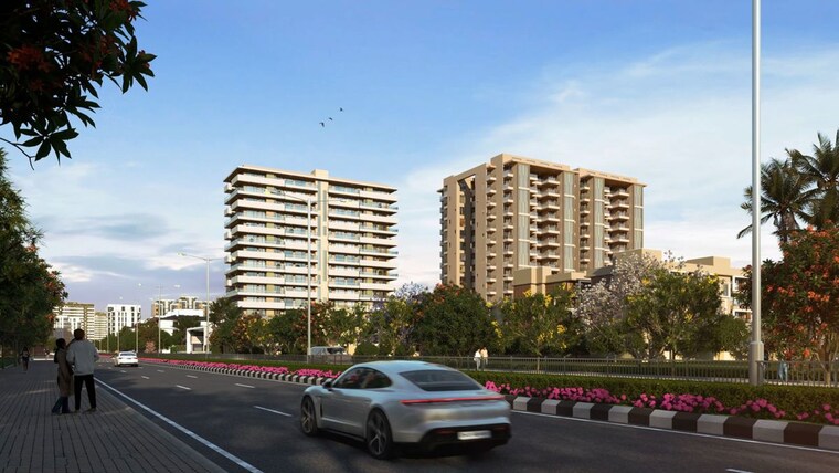 Exterior View, ambala highway 3 Bedroom 1961 Sq.Ft. Apartment In Ambala Highway Zirakpur 10311035