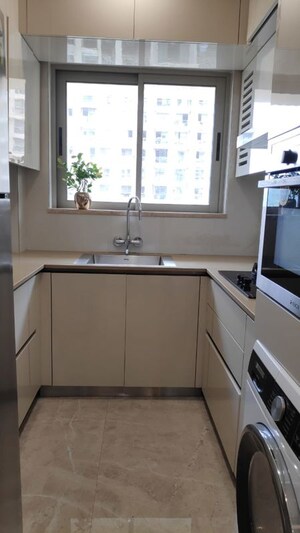 Kitchen in 1 BHK Apartment at Hiranandani Regent Hill, Powai – for Rent