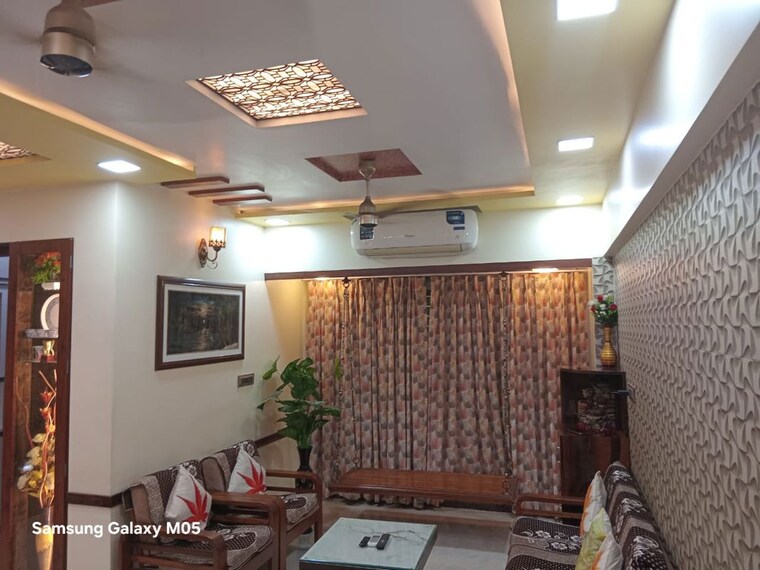 Living Room, tharwani-heritage 3 Bedroom 1500 Sq.Ft. Apartment In Kharghar Sector 7 Navi Mumbai 10310998
