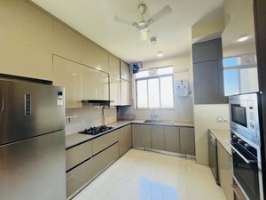 Kitchen in 3 BHK Apartment at One Hiranandani Park Willowcrest, Ghodbunder Road – for Rent