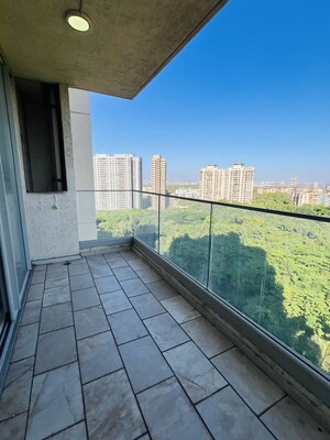 Balcony in 3 BHK Apartment at One Hiranandani Park Willowcrest, Ghodbunder Road – for Rent
