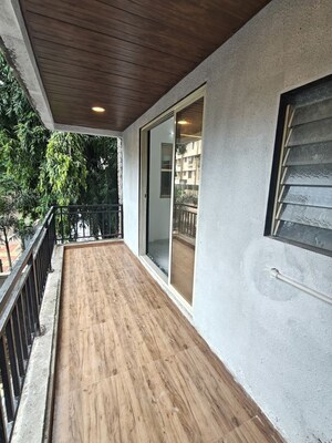 Balcony in 2 BHK Apartment at Leena Samrat Plaza CHS, Kansai – for Sale