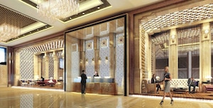 Living Room in  Office Space at Bramhacorp The Collection, Kalyani Nagar – for Rent