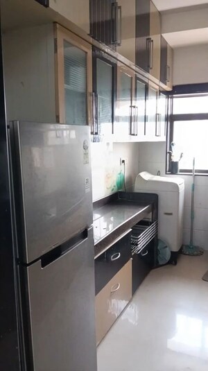 Kitchen in 3 BHK Apartment at Tharwani Heritage, Kharghar Sector 7 – for Rent