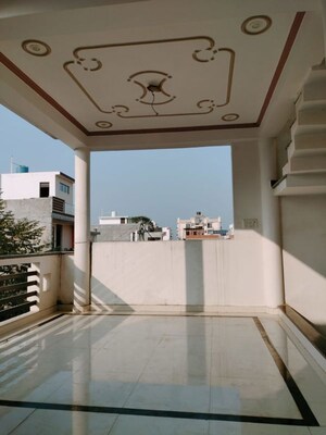 Staircase in 4 BHK Independent House at Neelendras Amity Greens, Gomti Nagar – for Rent