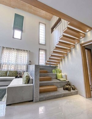 Staircase in 3 BHK Villa at Seegehalli – for Sale