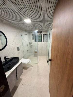 Bathroom in 2 BHK Apartment at Mount Mary Bandra, Bandra West – for Rent