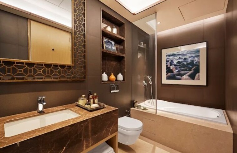 Living Room, lokhandwala-infrastructure-minerva 3 Bedroom 1400 Sq.Ft. Apartment In Mahalaxmi Mumbai 10311438