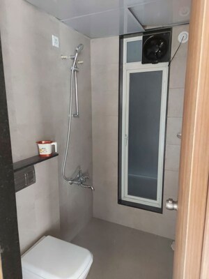 Bathroom in 2 BHK Apartment at Rama Fusion Towers Phase 2, Hinjewadi – for Rent