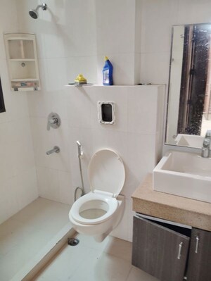 Bathroom in 3 BHK Builder Floor at Sushant Lok I – for Sale