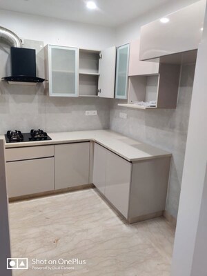 Kitchen in 3 BHK Builder Floor at Sushant Lok I – for Sale