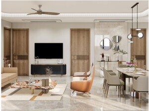 Living Room in 4 BHK Builder Floor at BPTP 102 Eden Estate, Sector 102 – for Sale