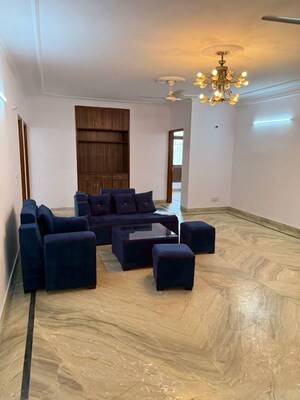 Living Room in 3 BHK Builder Floor at Saket – for Rent