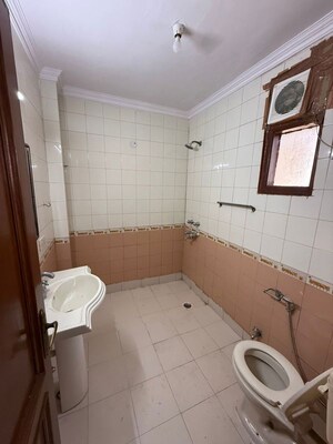 Bathroom in 3 BHK Builder Floor at Saket – for Rent