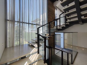 Staircase in 4 BHK Villa at Prestige Golfshire, Nandi Hills – for Rent