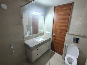 Bathroom in 3 BHK Apartment at Krisumi Waterfall Residences, Sector 36a – for Rent