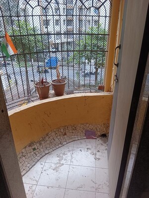 Balcony in 2 BHK Apartment at Ajmera Yogi Dham Phase I, Kalyan West – for Rent