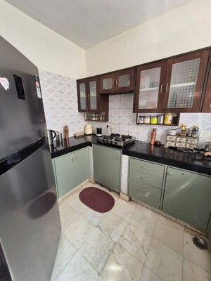 Kitchen in 3 BHK Builder Floor at Kohli One Malibu Town, Sector 47 – for Rent