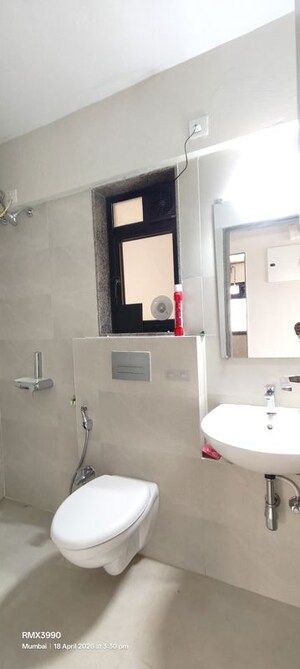 Bathroom in 2 BHK Apartment at Kanakia Spaces Zen World Phase 2, Kanjurmarg East – for Rent