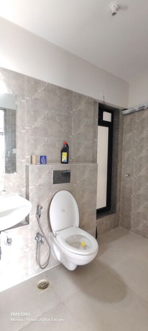 Bathroom in 2 BHK Apartment at Kanakia Spaces Zen World Phase 2, Kanjurmarg East – for Rent