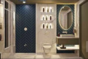 Staircase in 4 BHK Apartment at Merx Icon, Jacob Circle – for Sale