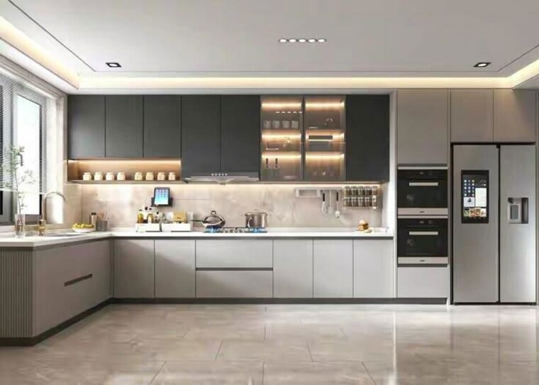 Kitchen, merx-icon 4 Bedroom 1390 Sq.Ft. Apartment In Jacob Circle Mumbai 10311656