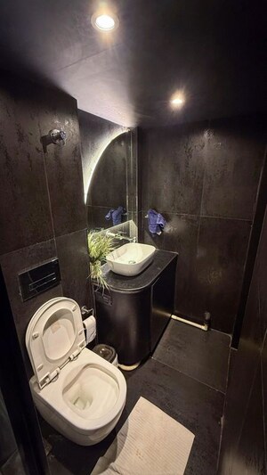 Bathroom in 2 BHK Apartment at New Ramratan CHS, Mahim West – for Sale