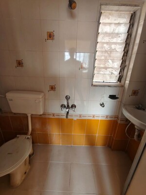 Bathroom in 1 BHK Apartment at Shree Prastha CHS, Owale – for Rent