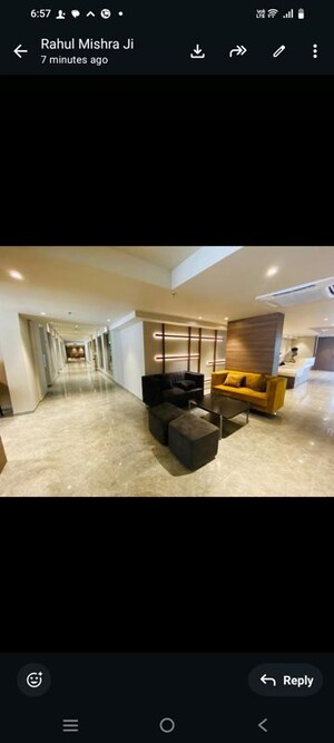 Living Room in 2.5 BHK Apartment at Gulshan Bellina, Sector 16 Greater Noida – for Rent